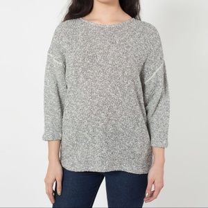 Quarter Sleeve Pullover Sweater